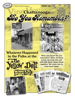 Snapshot images and newspaper articles about "The Yellow Deli" in Chattanooga , TN where our life began.