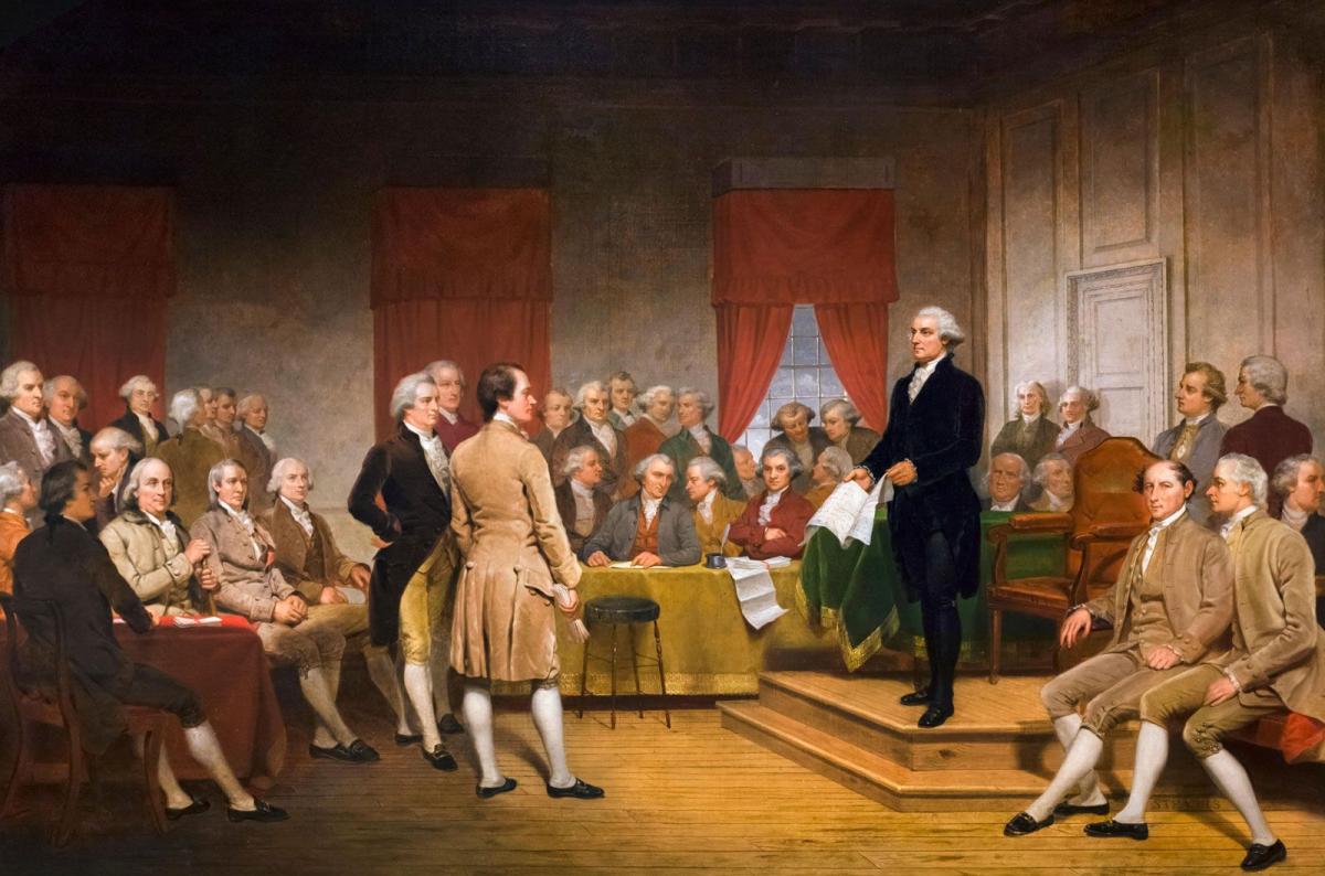 George Washington at the Constitutional Convention