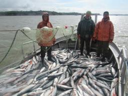 In the fishing boat